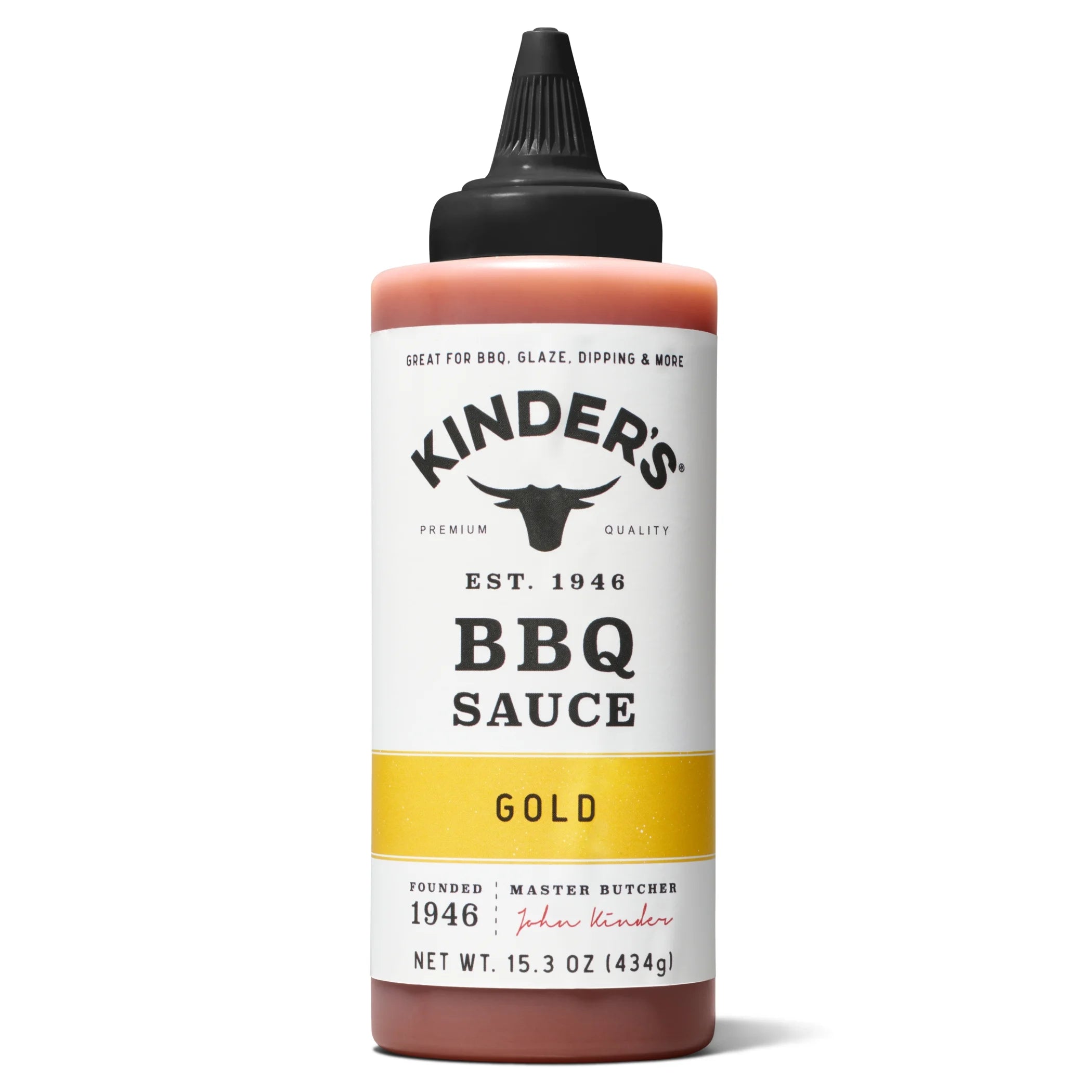 Sweet and Tangy Gold BBQ Sauce, 15.3 Oz Squeeze Bottle