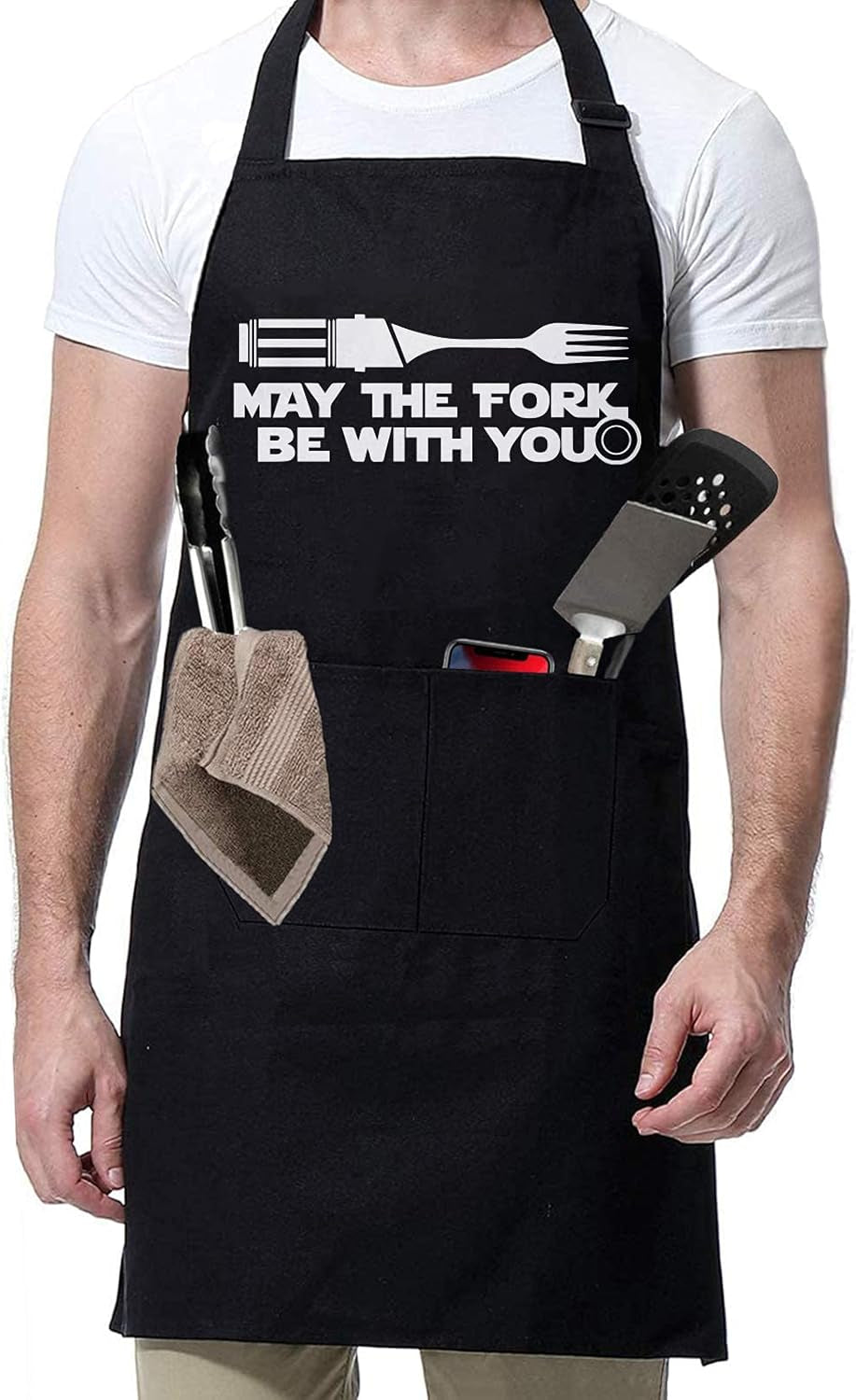 Funny Aprons for Men,Christmas Gifts for Dad,Birthday Gifts,Funny BBQ Gifts,Cooking Gifts,Grilling Aprons for Men