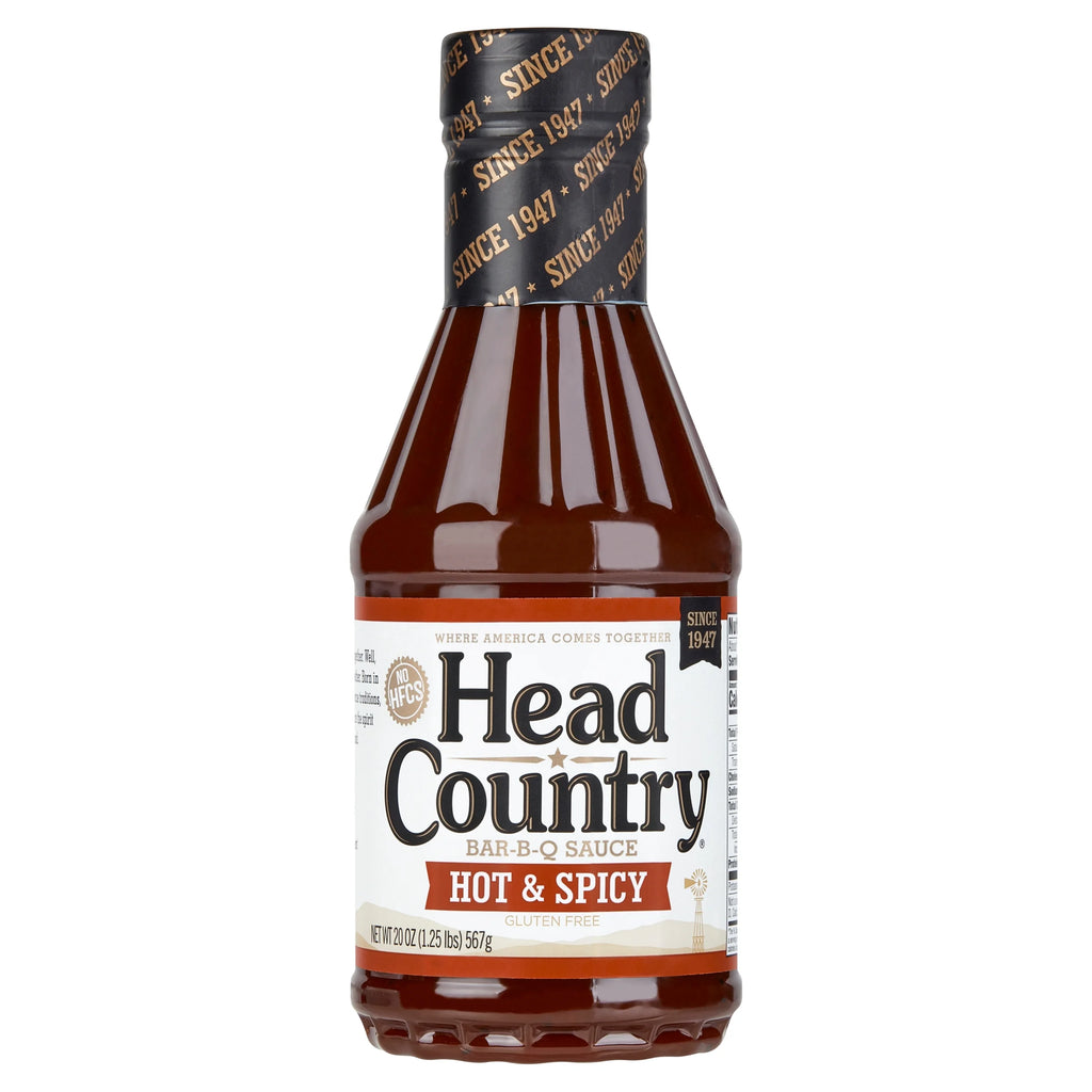 Hot & Spicy BBQ Sauce, Gluten-Free with No Preservatives, 20 Ounces