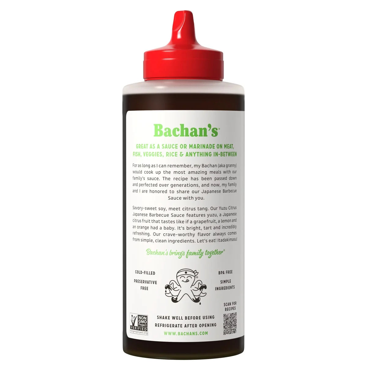 Yuzu Citrus Japanese BBQ Sauce, 17Oz Bottle - Bold, Fresh, Umami Flavor