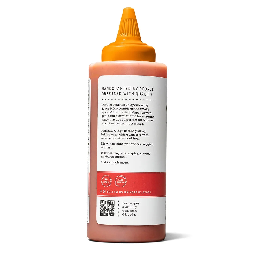 Fire Roasted Jalapeno Wing Sauce and Dip, 13.9 Oz
