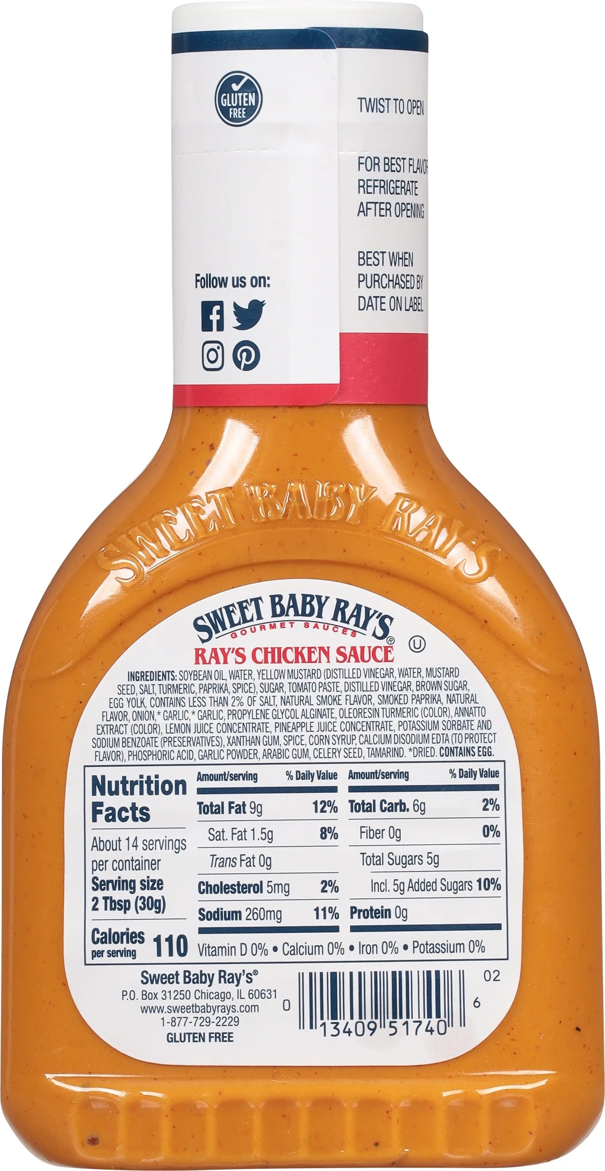 Ray'S Chicken Sauce Dipping Sauce 14 Fl Oz