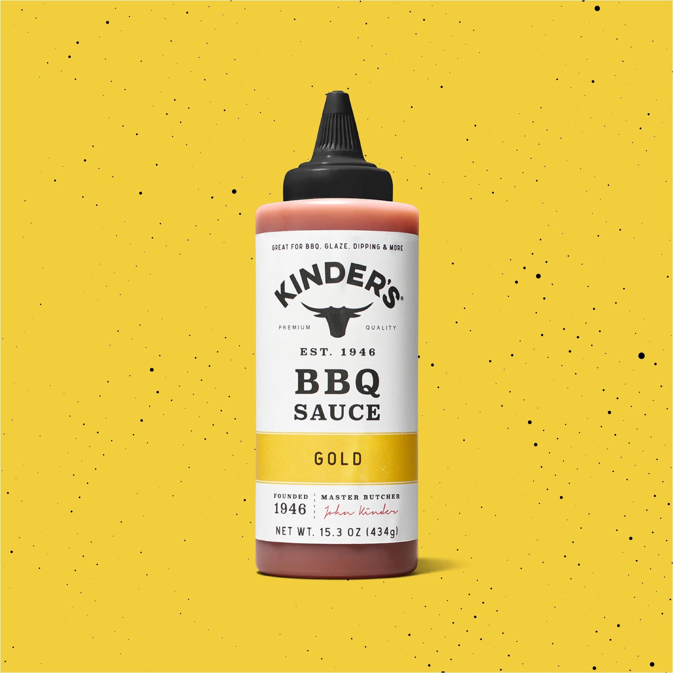 Sweet and Tangy Gold BBQ Sauce, 15.3 Oz Squeeze Bottle