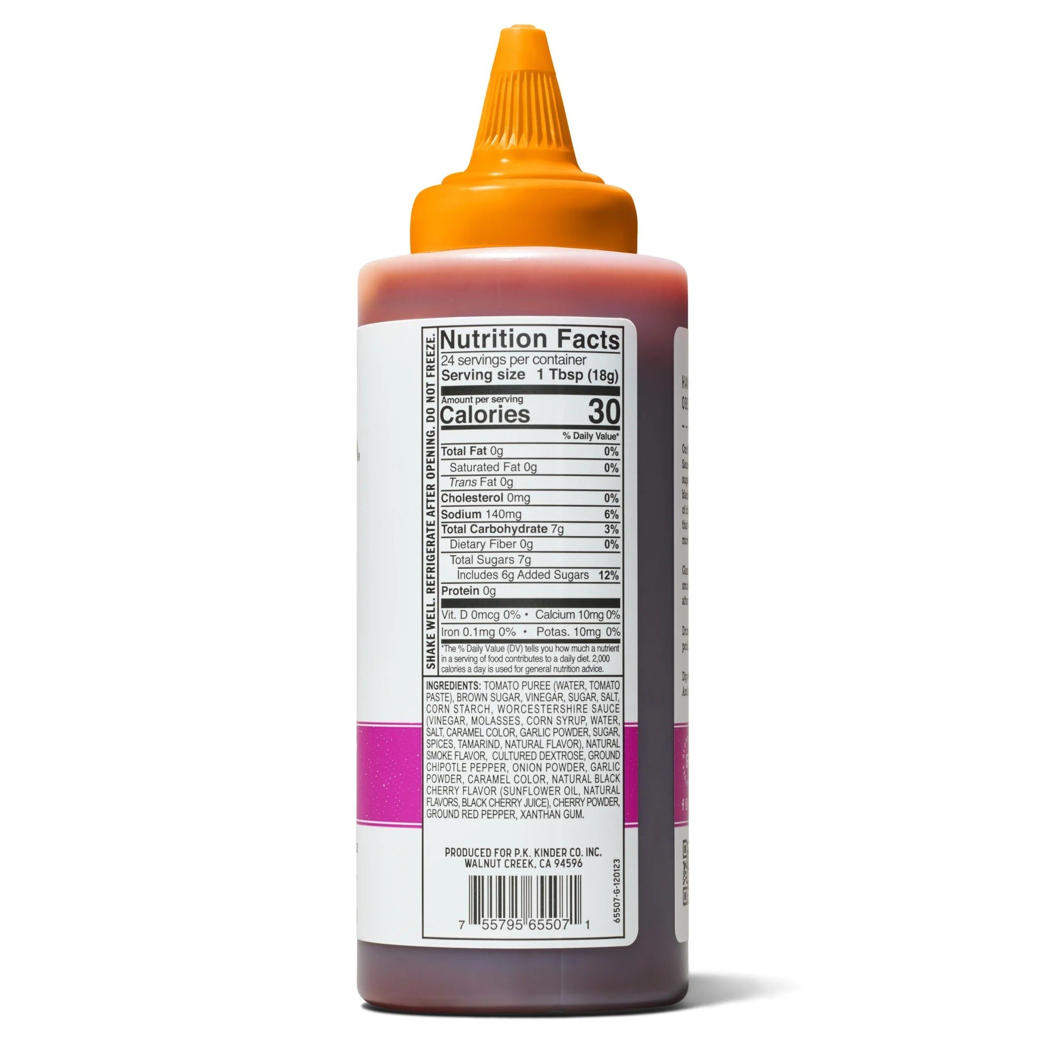 Black Cherry Chipotle BBQ Wing Sauce and Dip, 15.5 Oz Squeeze Bottle