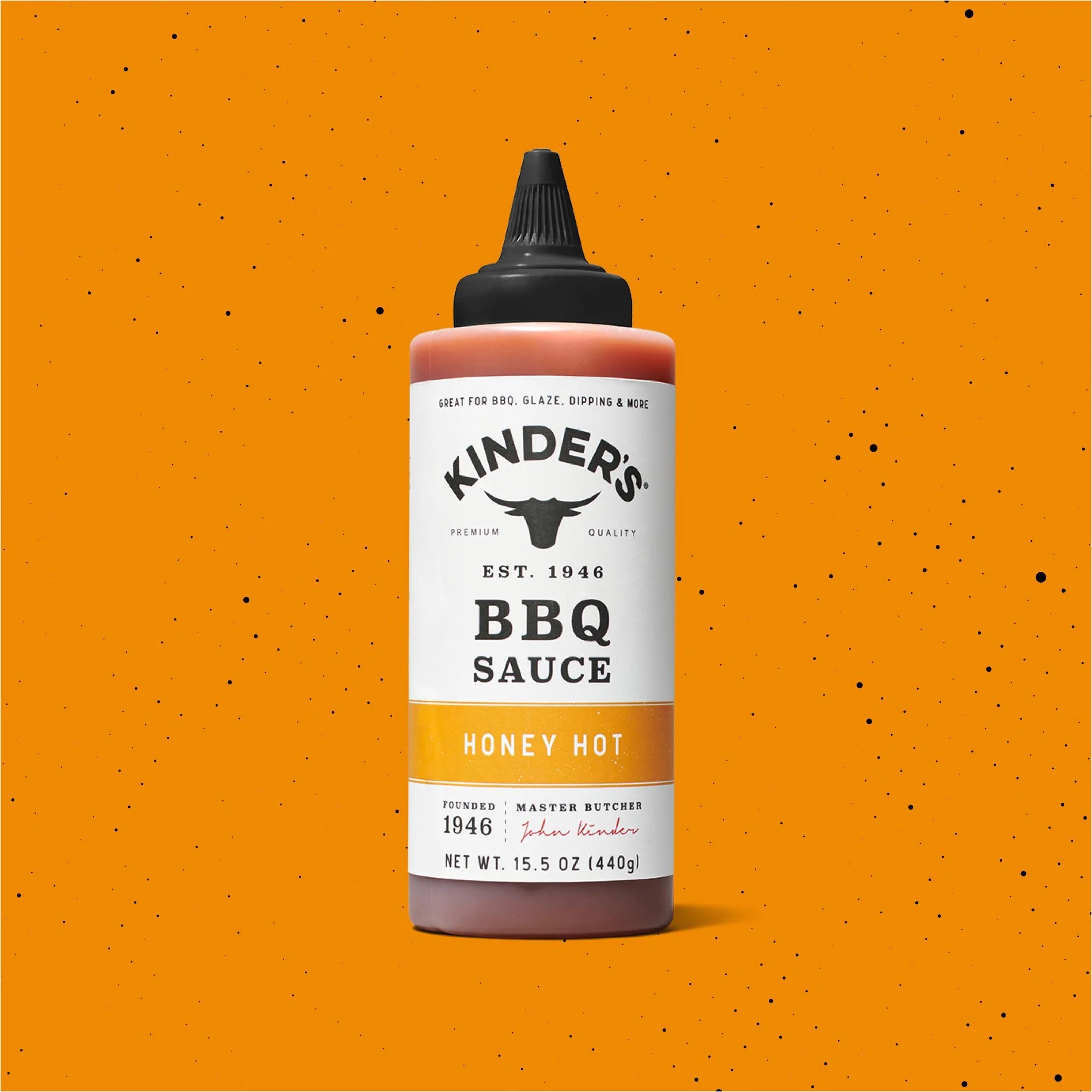 (6 Pack)  Honey Hot Barbecue Sauce, 15.5 Oz