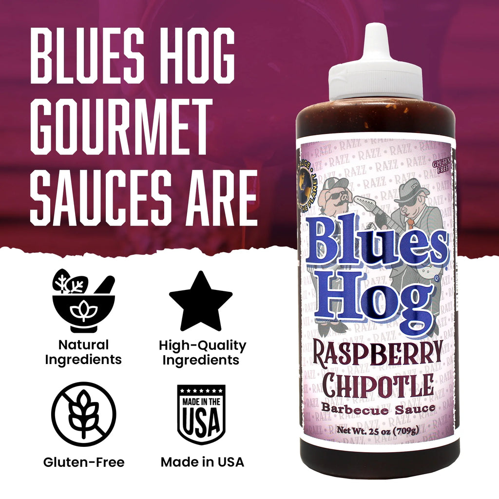 Raspberry Chipotle BBQ Sauce, Gluten-Free, 25 Oz