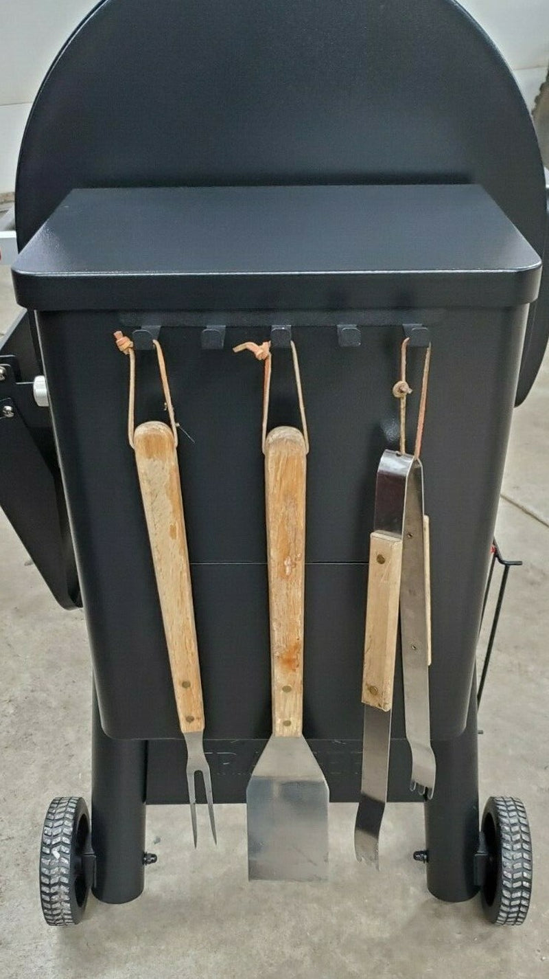 BBQ Grill Pellet Smoker Utensil Accessory Holder, Fits Traeger Models USA Made!