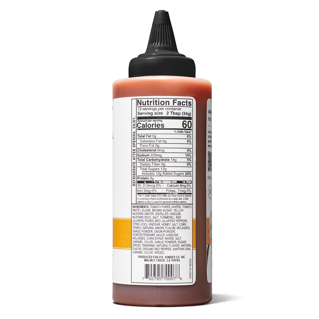 (6 Pack)  Honey Hot Barbecue Sauce, 15.5 Oz
