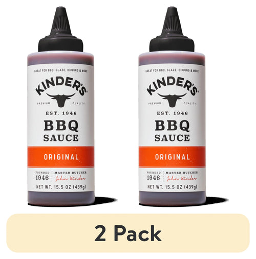 (2 Pack)  Original Mild BBQ Sauce, 15.5 Oz Squeeze Bottle