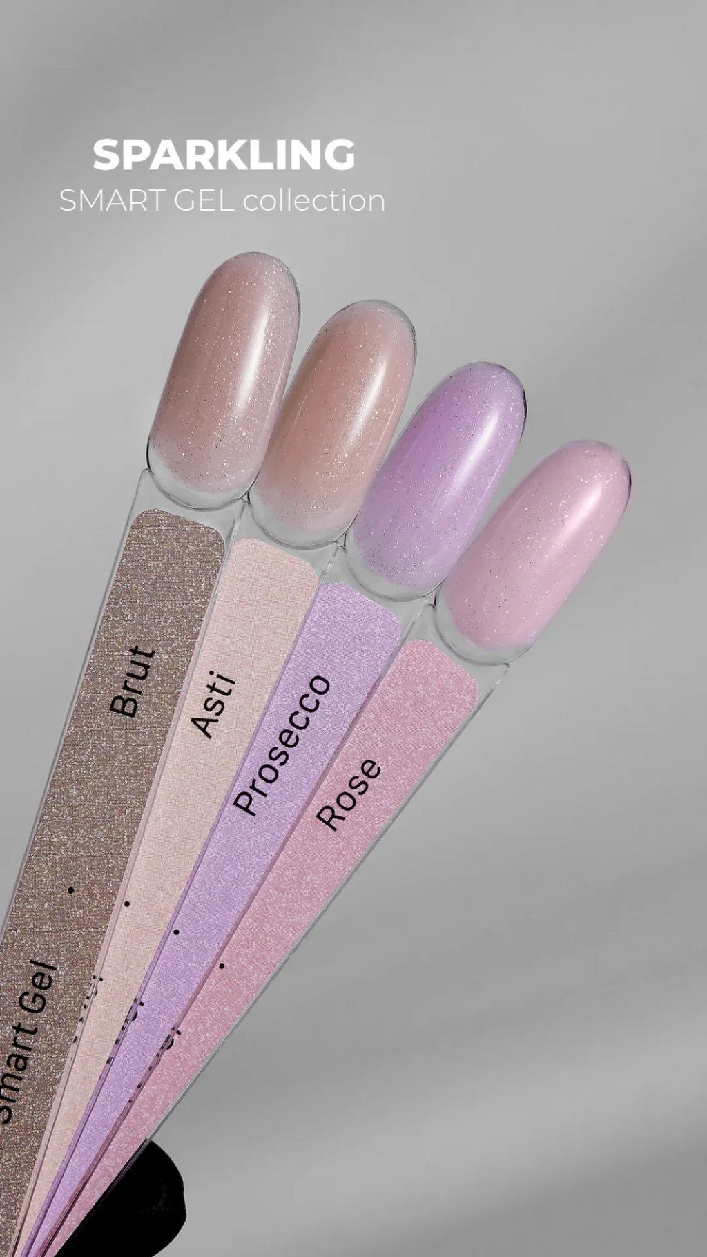 SMART LIQUID GEL WITH SHIMMER PROSECCO, 15 ML -HELLO™-2