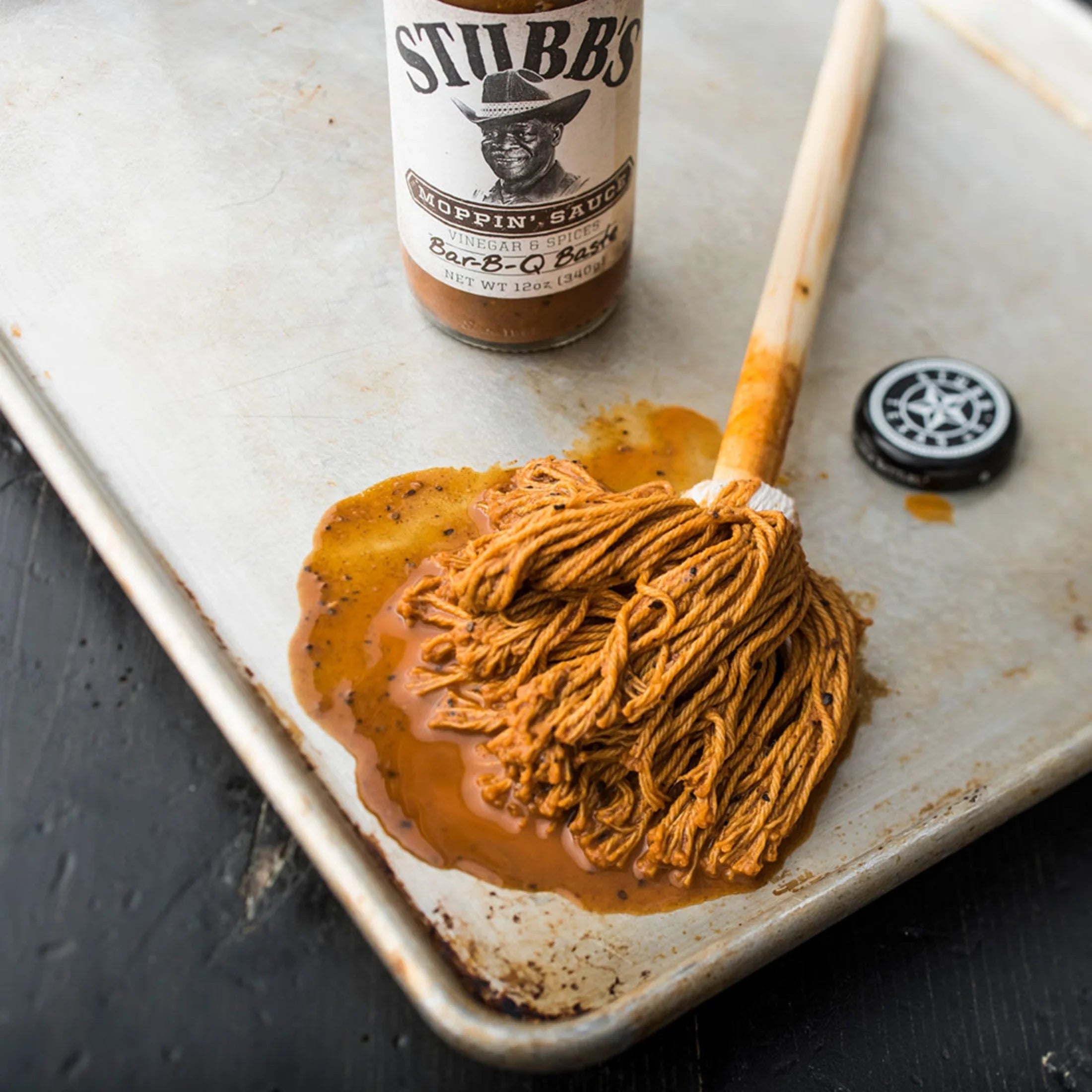 Gluten Free Moppin' Sauce Barbecue Baste, 12 Oz Bottle