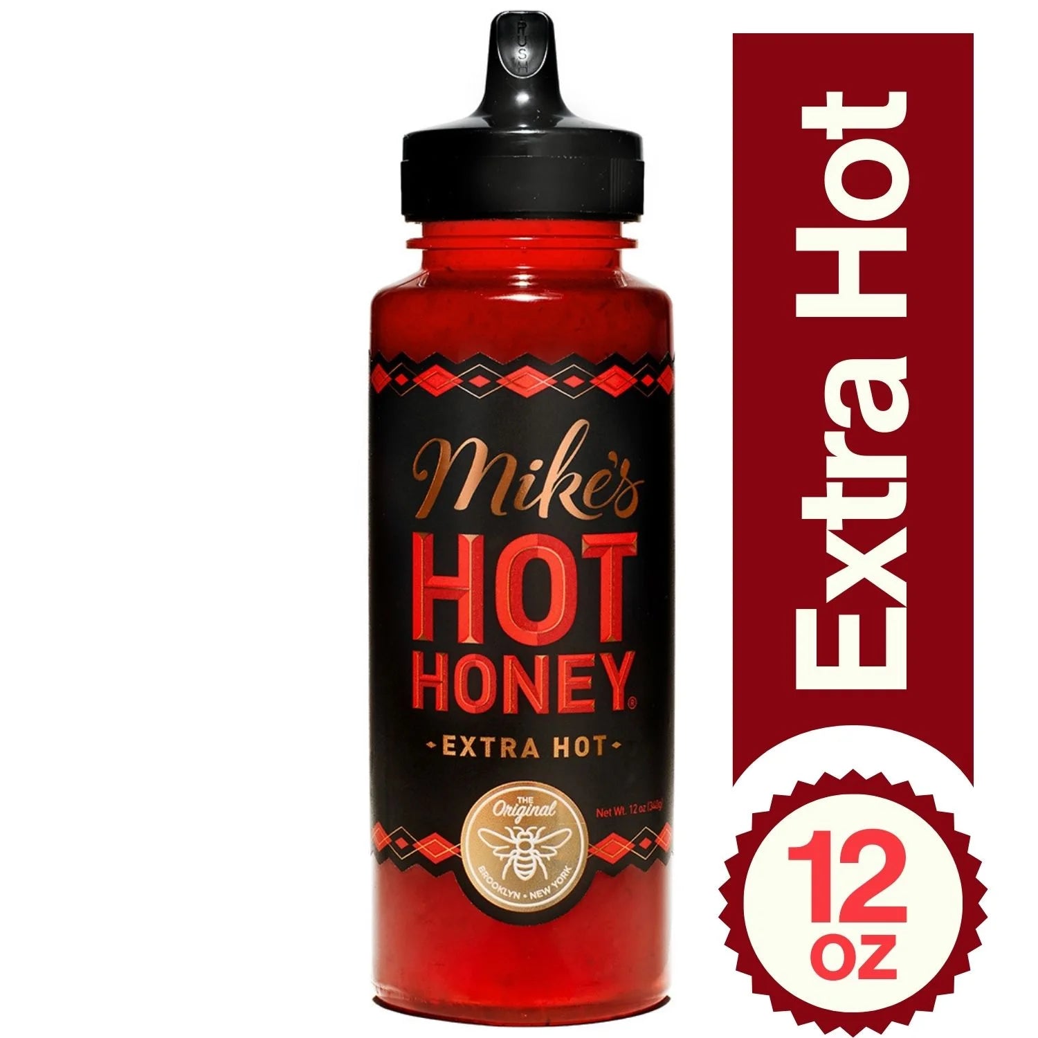 Extra Hot Honey with a Kick! Gluten-Free and Paleo, 12 Oz