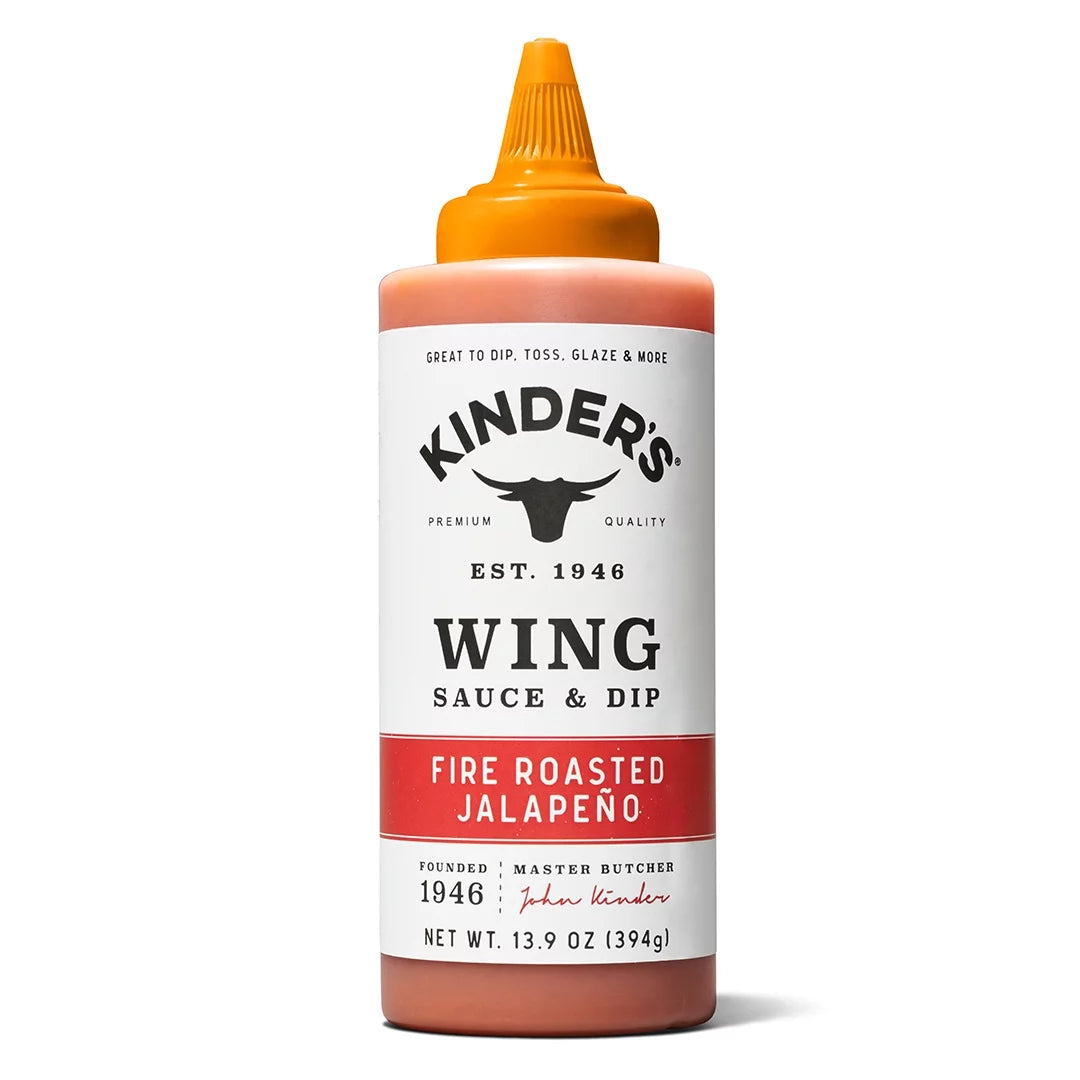 Fire Roasted Jalapeno Wing Sauce and Dip, 13.9 Oz
