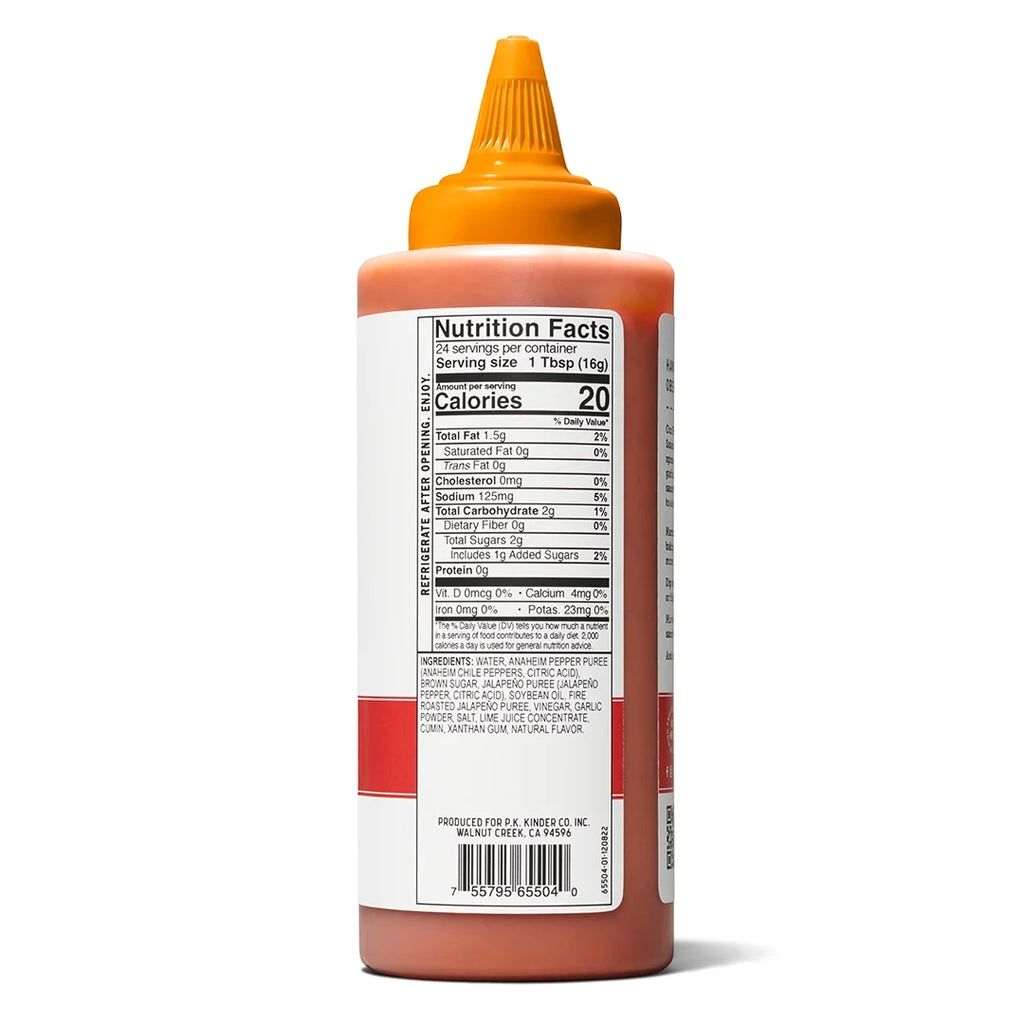 Fire Roasted Jalapeno Wing Sauce and Dip, 13.9 Oz