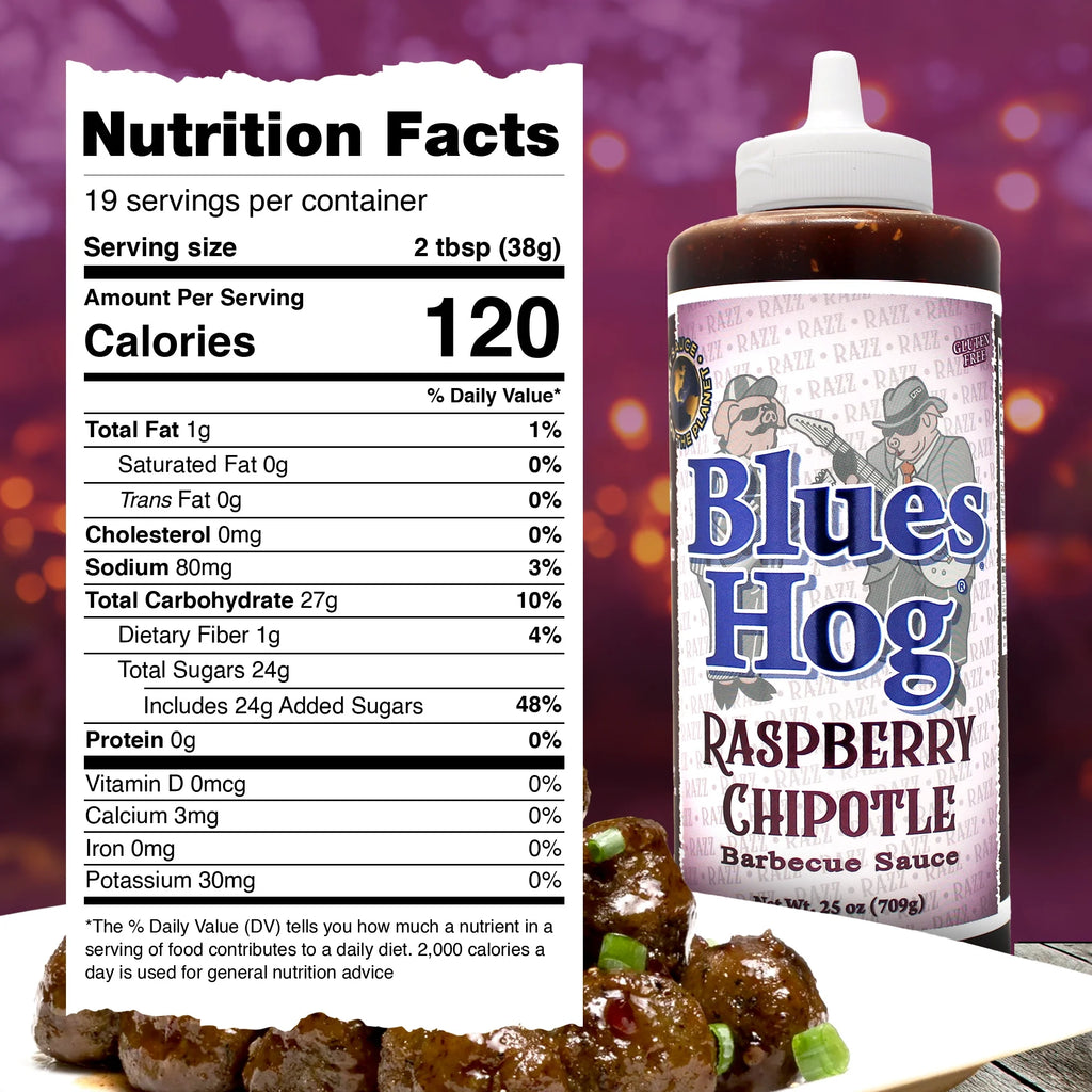 Raspberry Chipotle BBQ Sauce, Gluten-Free, 25 Oz