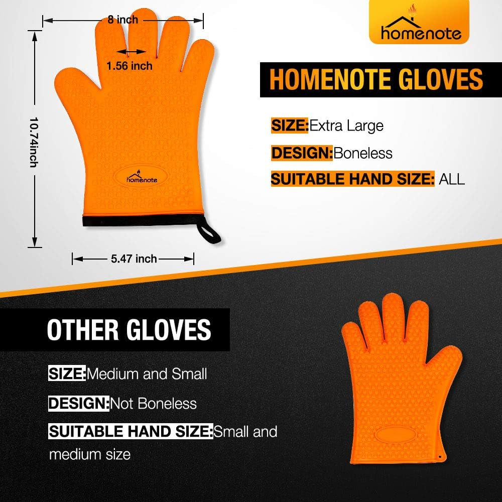 Grilling Accessories, Meat Claws, Large Barbecue Gloves and BBQ Thermometer 3 in 1 Grill Tools Set- Grilling Utensils for Man, Fathers Day, Christmas