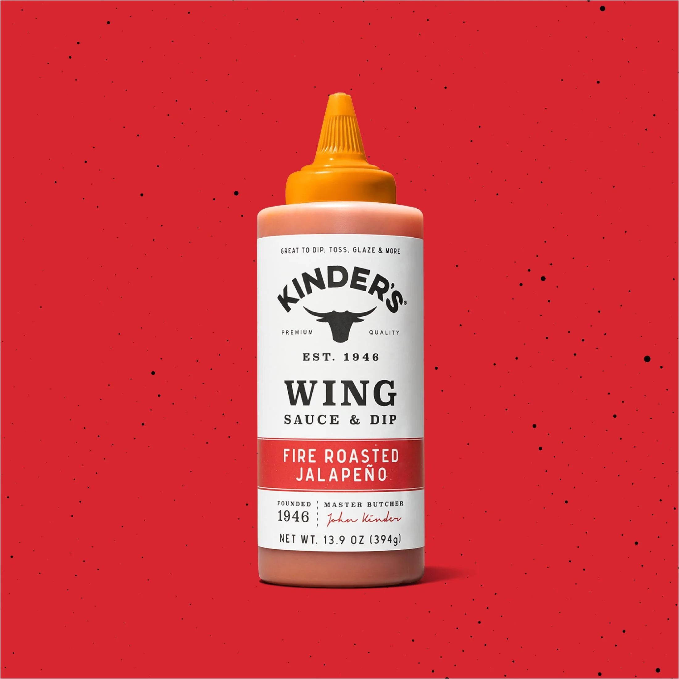 Fire Roasted Jalapeno Wing Sauce and Dip, 13.9 Oz